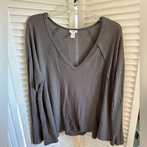 Forever 21 waffle knit long sleeve